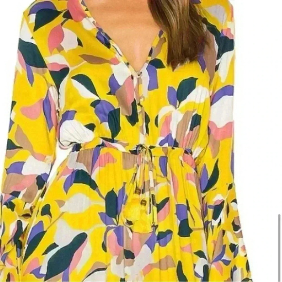 Maaji Anemone Yellow Maxi Dress. - Picture 3 of 14